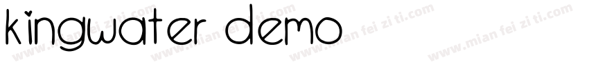 Kingwater Demo字体转换